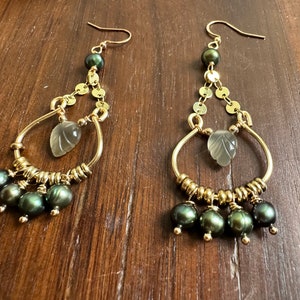 Pearl earrings