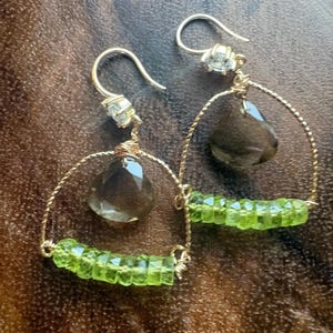 Peridot earrings