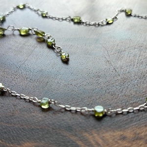 Peridot necklace