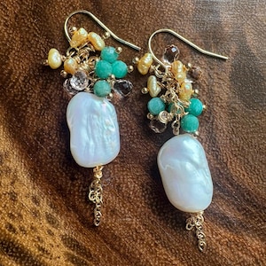Pearl earrings