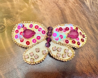Butterfly brooch pin