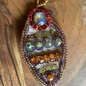 Christmas ornament brooch