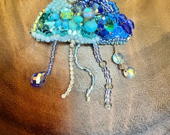 Wolke Brosche Pin