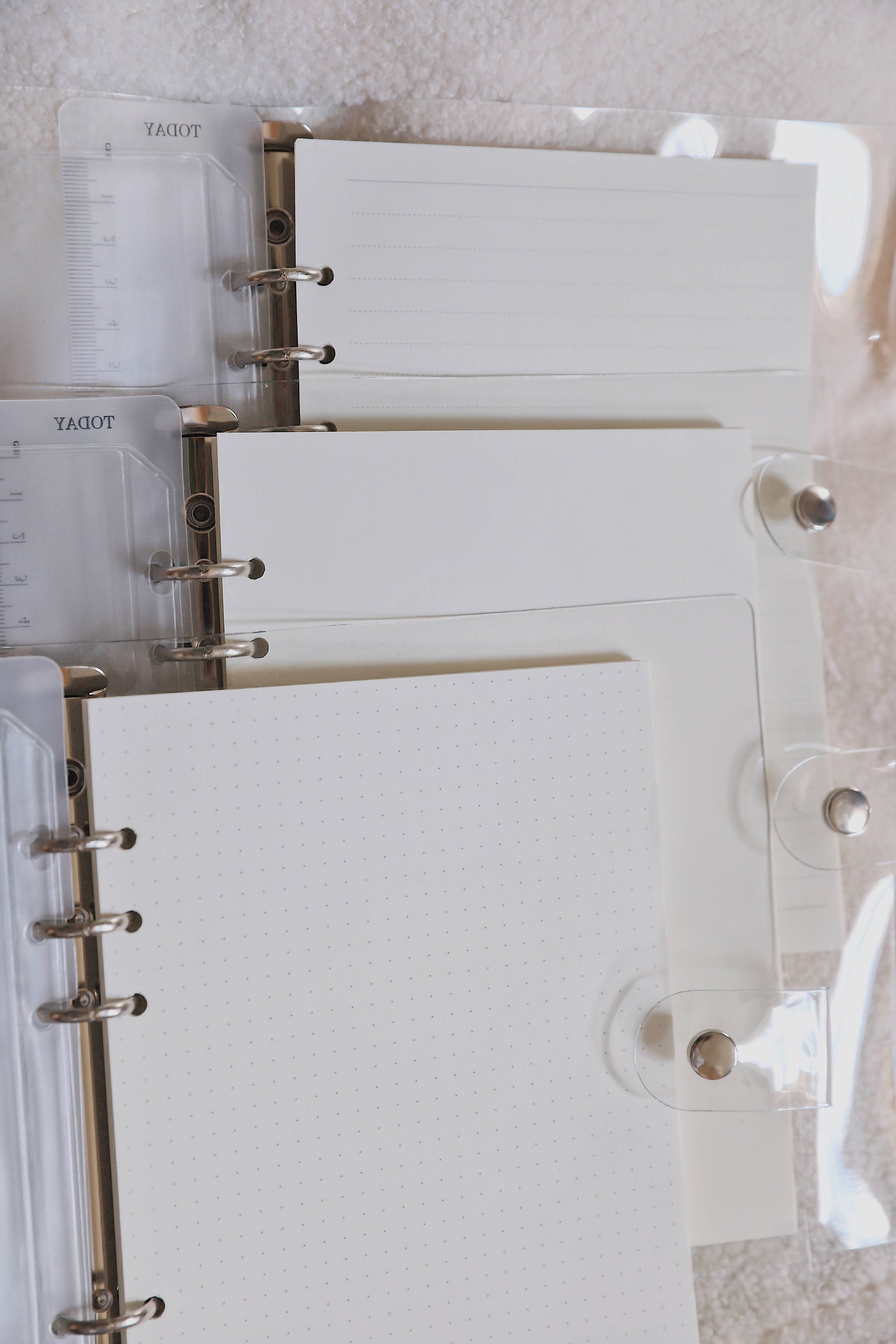 Clear Transparent A5 Notebook Binder Full With Storage AND Etsy