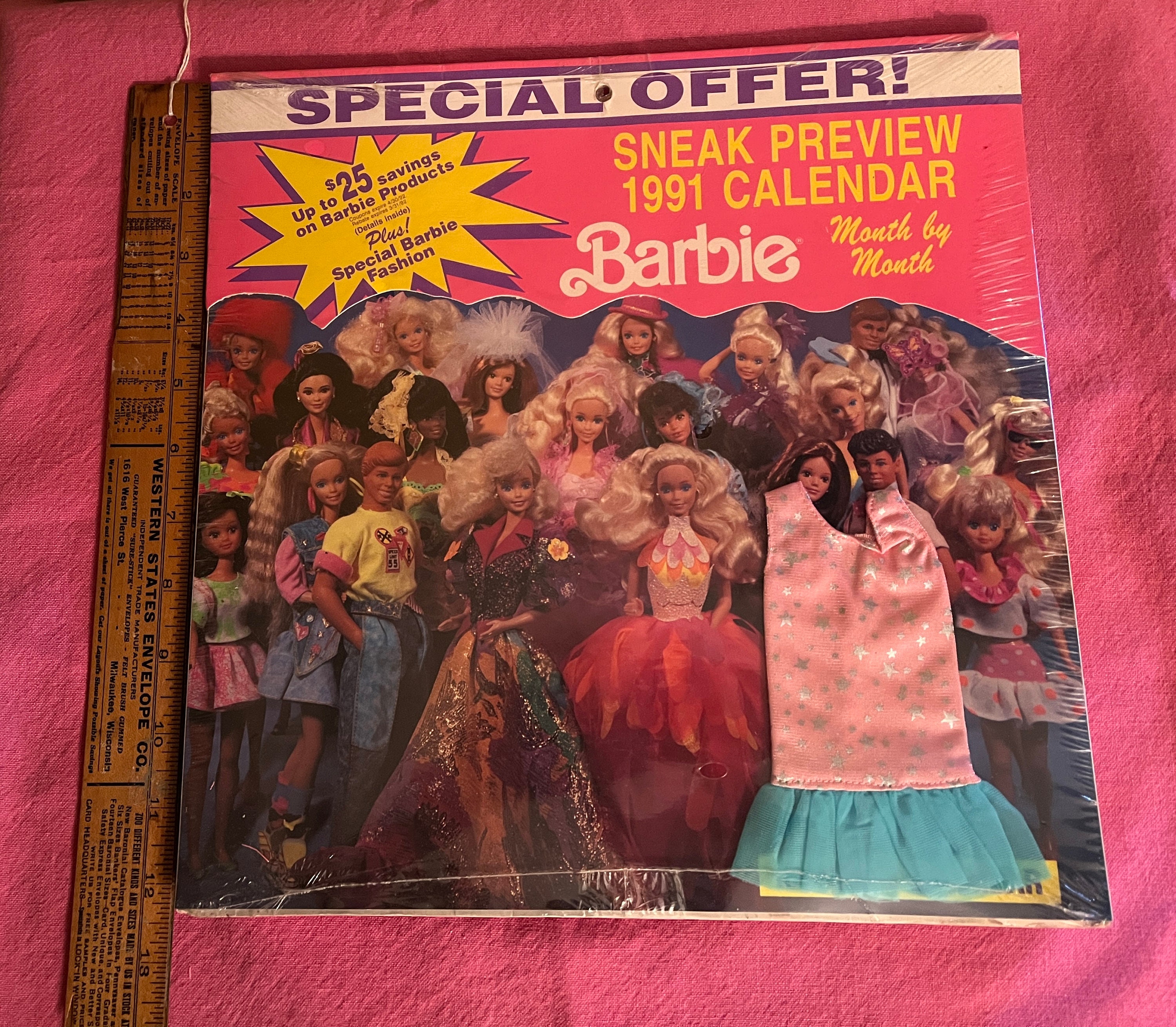 Vintage Barbie Calendar