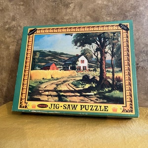 Vintage Crown Jig Saw Puzzle #4710 Peaceful Valley Whitman Publishing Company
