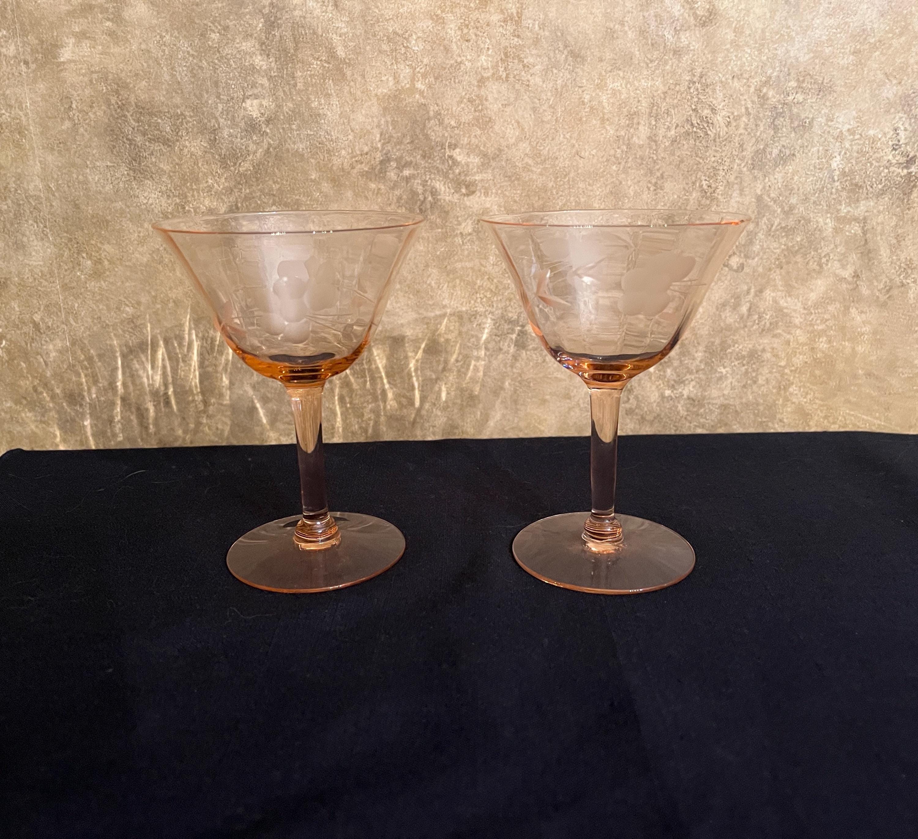 Depression Champagne Glasses - Etsy