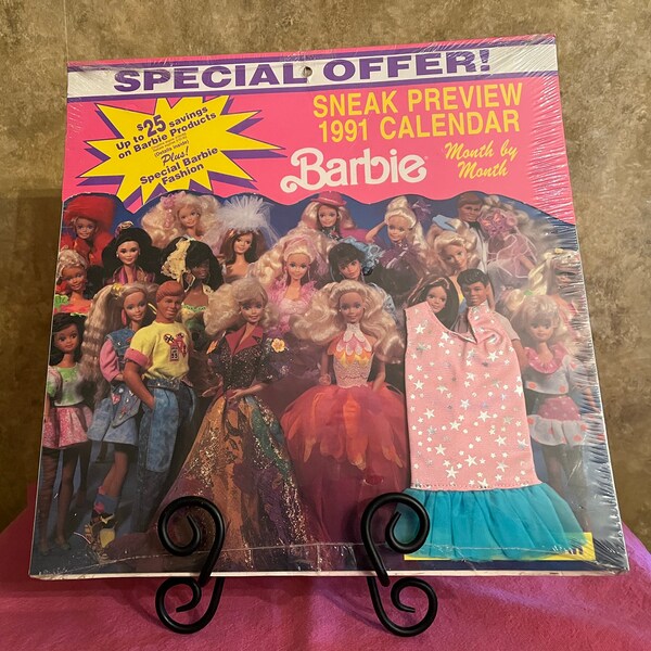 Barbie Calendar 2024 Etsy