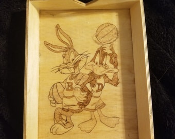 Wood Burned Bugs and Daffy