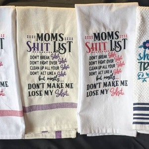 Mothers day cotton towels