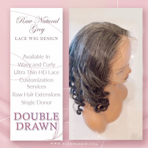 Full lace wigs grey hotsell
