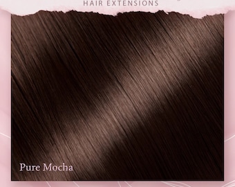 Pure Mocha Vietnamese Silky Straight Human Hair HD Lace Front Wig