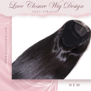 HD Lace Closure Wig Design 180 Density 100% Remy Human Hair Design
