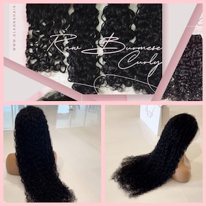 Raw Burmese Curly Wig 13x6 HD Lace Frontal Wig