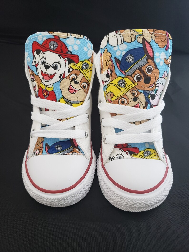 Paw Patrol Custom Converse shoes by Hallwayz Designs Etsy