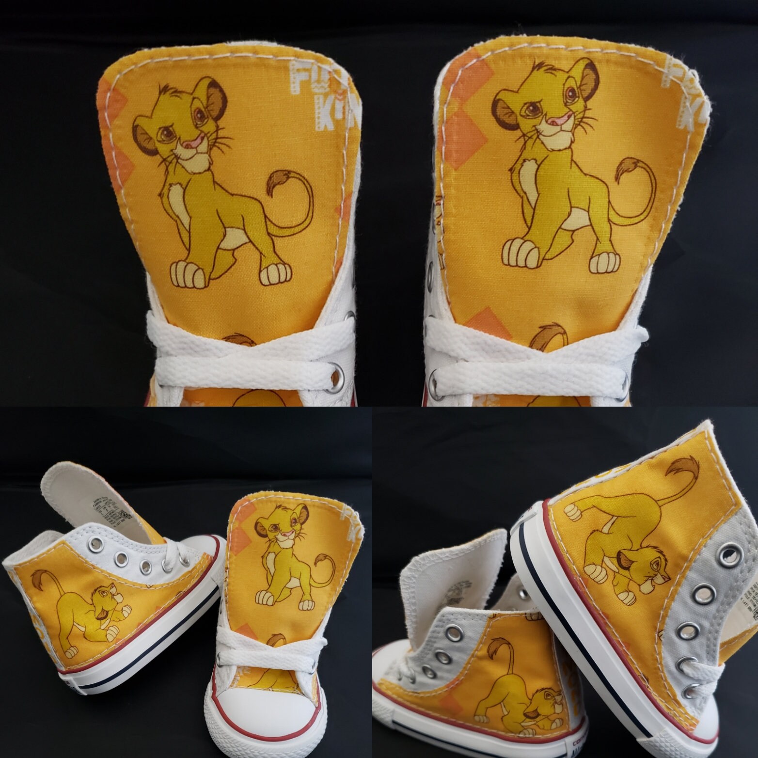 Lion king simba Custom Converse shoes by Hallwayz Designs Etsy