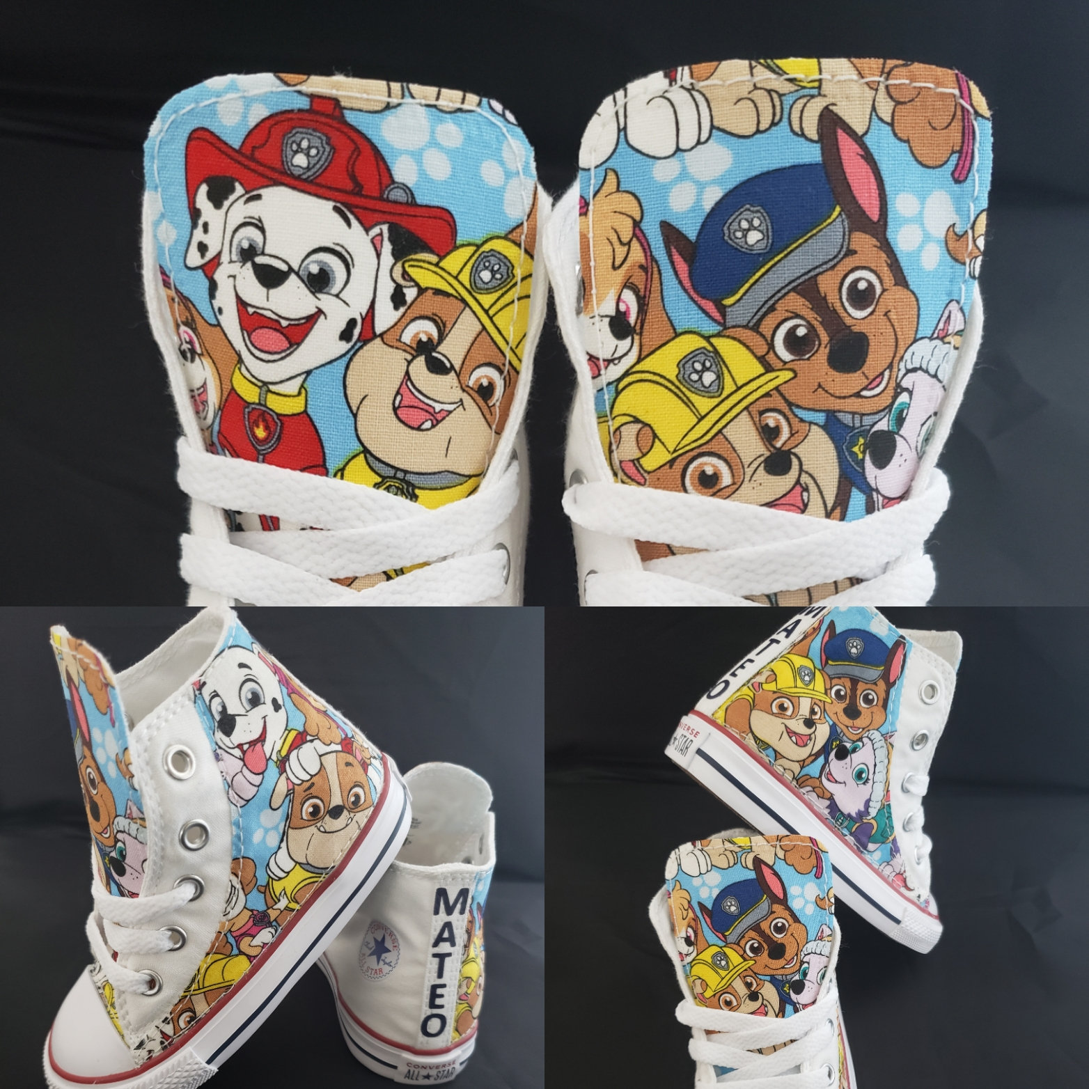 Paw Patrol Custom Converse shoes by Hallwayz Designs Etsy