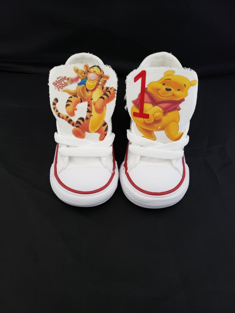 Winnie the Pooh Custom Converse Shoes by Hallwayz Designs Etsy