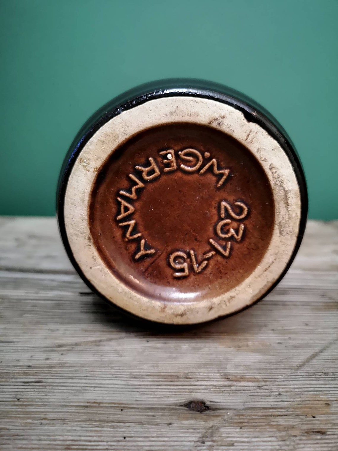 Vintage West Germany Pottery Vase Scheurich 23715 Fat Lava Etsy Denmark