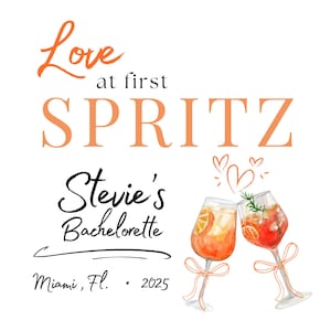 Love at First Spritz Design