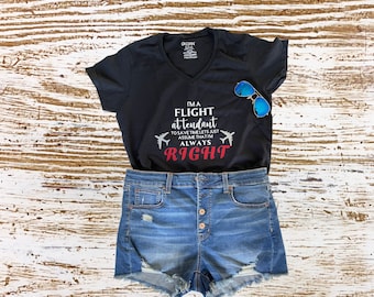 Flight attendant shirt, cabin crew shirt. flight attendant gift, gift for pilots, non rev life