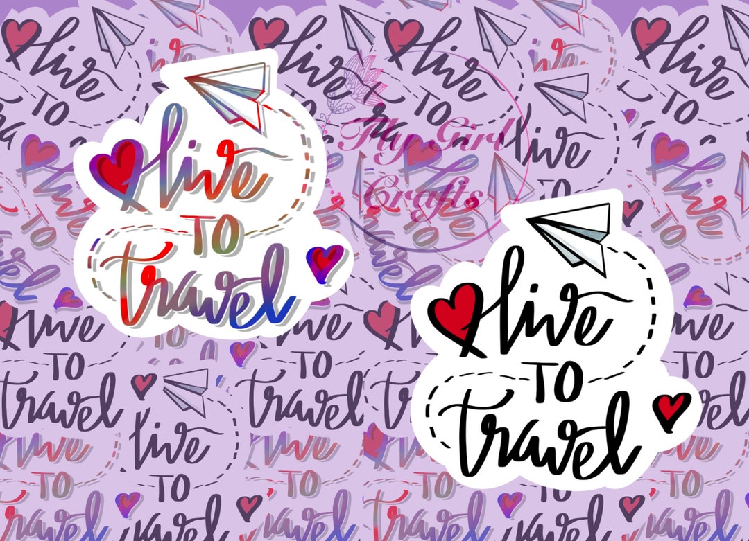 Tour Crew Sticker Live to Travel Sticker, Cabin Crew Sticker, Aviation Sticker, Gift for ...
