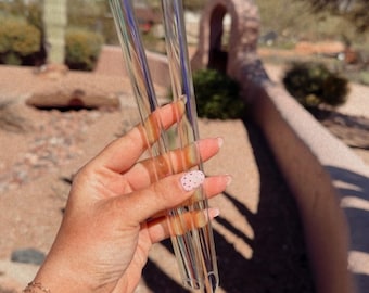 Boba Clear Style Thick Glass Straw - Dishwasher Safe