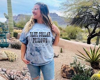 Blue Collar Pillows SmokeBlast Tee - DTF Printed // High Quality