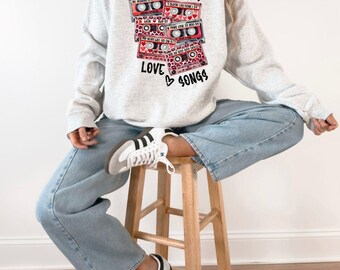 raised on 90s love songs  - DTF Printed
