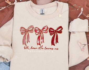 Oh how he loves us  - DTF Printed