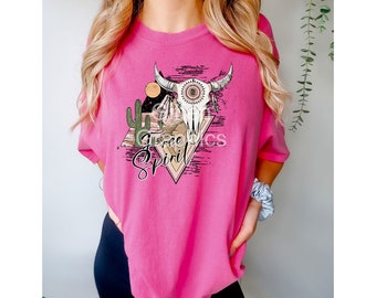 Free Spirit Graphic Tee - DTF Printed
