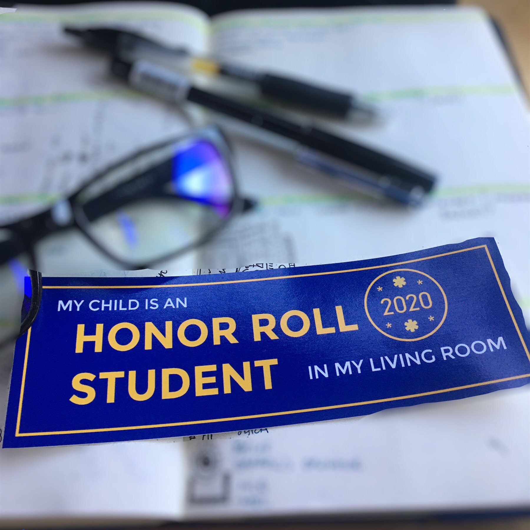 2020 Honor Roll Student Mini Bumper Sticker Etsy