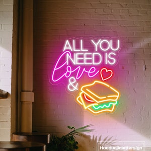 Sandwich Shop Neon - Etsy