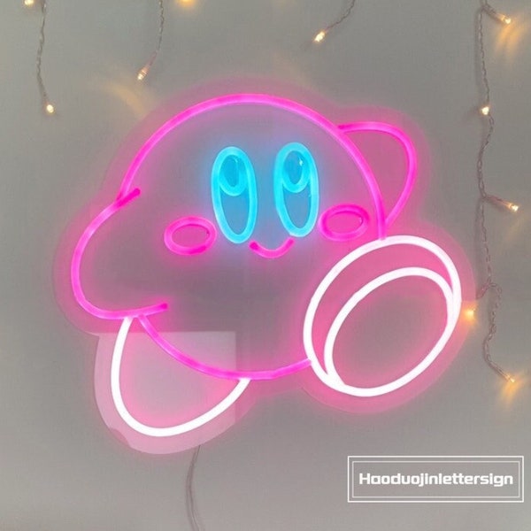 Custom Cute Anime LED Neon Sign Game Room Japanese Handmade Light Up Sign Wall Decor Gift For Gamer Home Girl Bedroom Gaming Room Decor Art