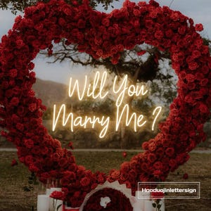 Vuoi sposarmi? Insegna al neon, luce al neon a LED per matrimonio personalizzata, decorazione da parete per matrimonio, proposta di matrimonio, sfondo per festa
