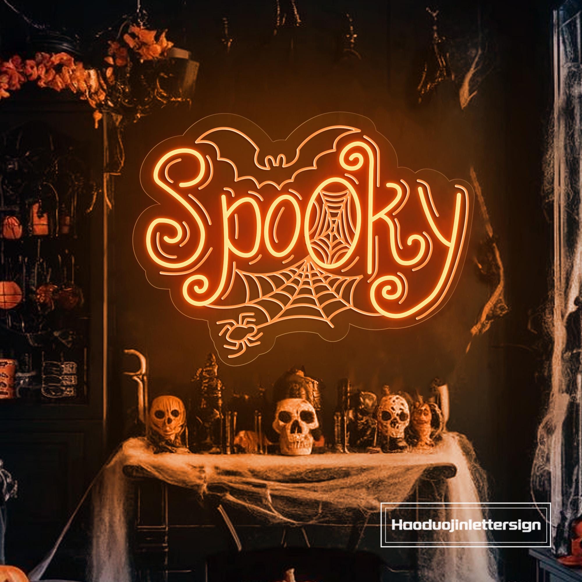 ネオンサイン LED Welcome Foolish Mortals ネオンサイン LEDライト 調