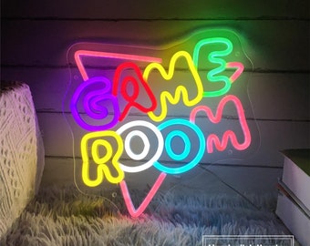 Gamepad, Decorazioni Per Giocatori Insegna al neon