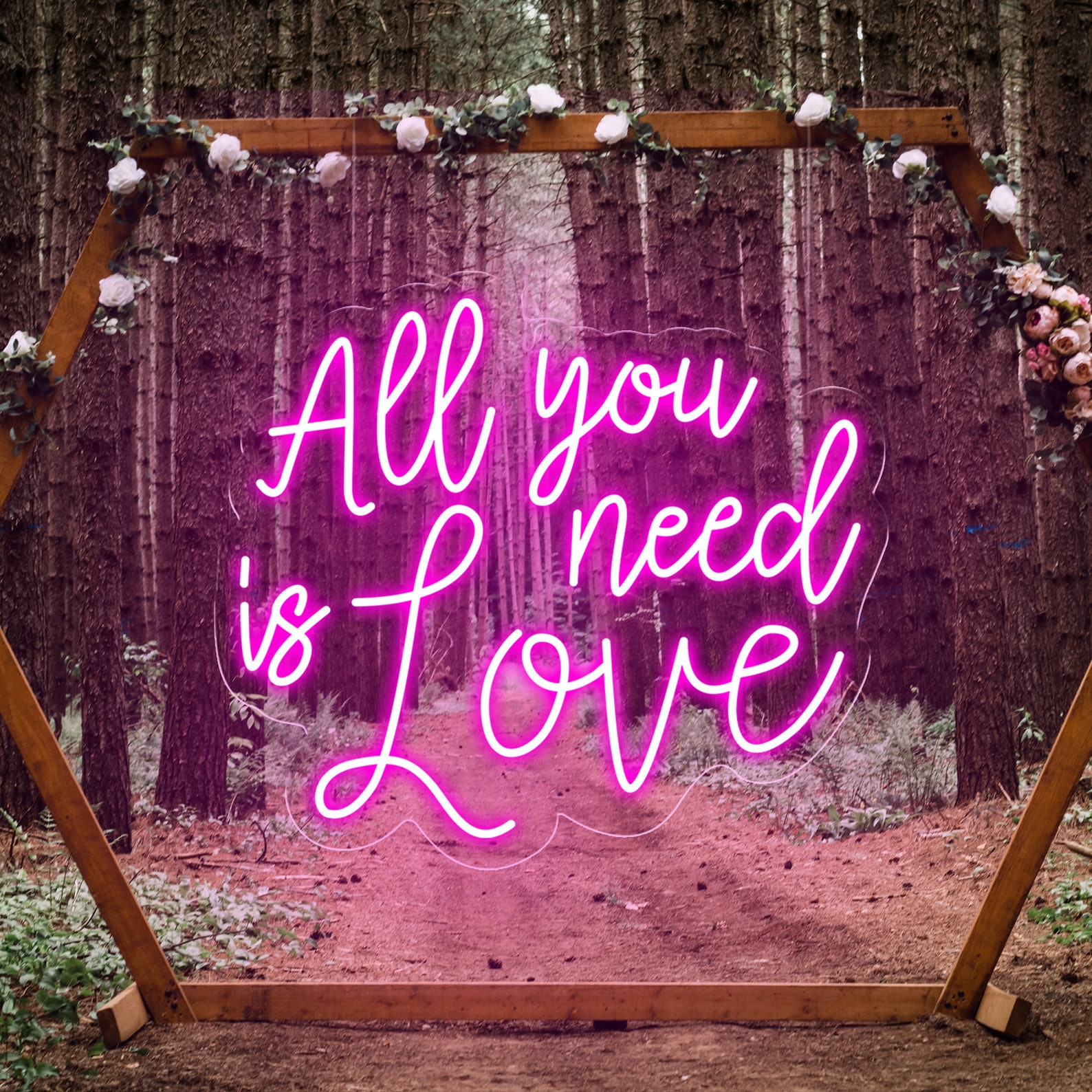 Image of Song Inspired Wedding Neon Sign