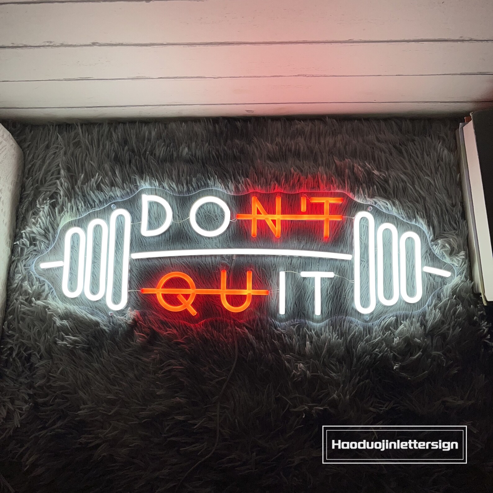 Cartel De Neón LED 'You Can Do It' - 26x45 Cm - Para Gimnasio, Habitación O Bar - Incluye Accesorios