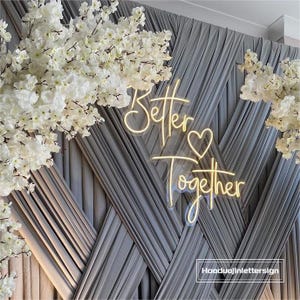 Insegna al neon per matrimonio, luce al neon a LED personalizzata per matrimonio, decorazione da parete per la casa, sfondo per festa di fidanzamento, regalo personalizzato