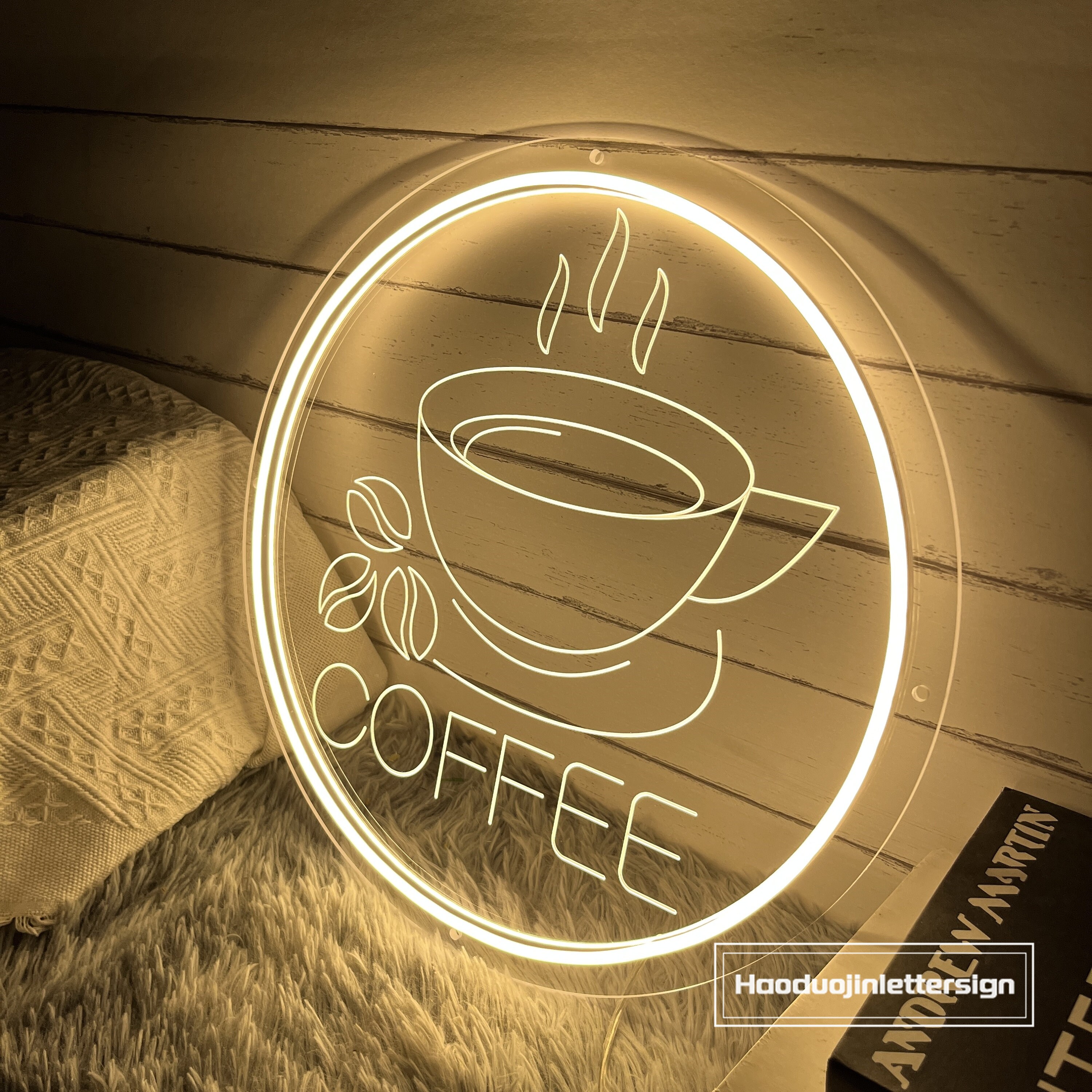USB 3D Engraved Coffee Cup LED Neon Sign Custom Coffee Shop - Etsy UK