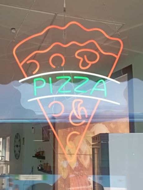 YUEYYNS Insegna al Neon Pizza Insegna luminosa per pizza luci al neon LED colorate per pizza, negozio, camera da letto, ristorante, cucina, feste, decorazione
