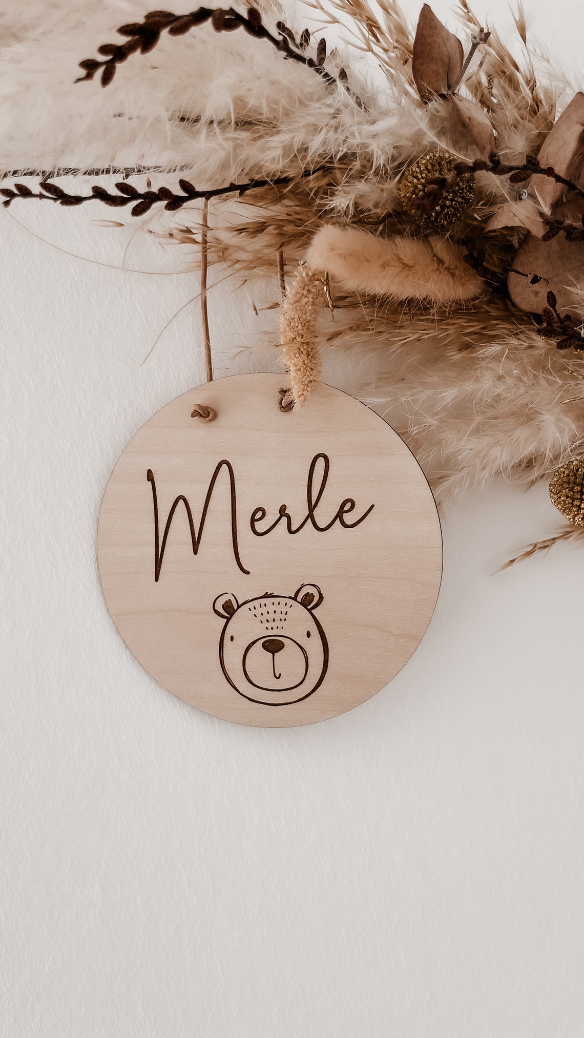 Name Plate Children's Room | Door Sign | Wooden Sign Name | Baby Gift ...