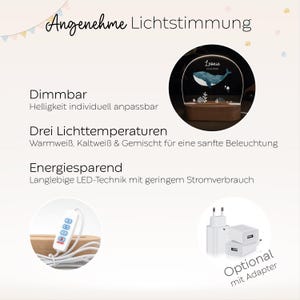 LED-Nachtlicht für Kinder mit wunderschönen Motiven von HejHanni