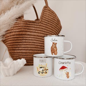 Enamel mug with name – children's mug, kids' mug, personalized cup, children's & baby gift, birthday, mugs, HejHanni designs image 9
