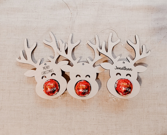 Weihnachtsgeschenk | Rentier | kleines Geschenk | Mitbringsel | Gastgeschenk | Geschenkanhänger