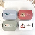 Personalized MEPAL lunch box – lunch box with name, kindergarten gift, leak-proof, with divider, sustainable, HejHanni motifs product logo
