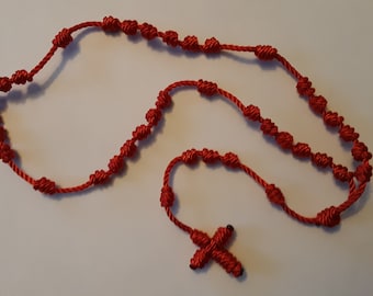 Knotted Cord Sacred Heart Chaplet