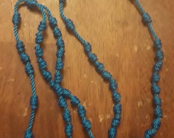 Knotted Cord Rosary - Solid Colors
