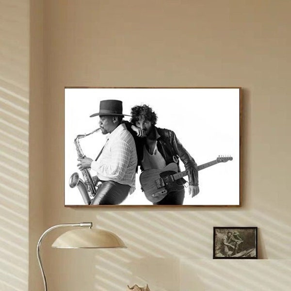 Bruce Springsteen - Born to Run Celebrity bedroom art Canvas Poster-unframe-8x12'',12x18''14x21''16x24''20x30''24x36''Multiple choice